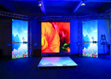 Cho thuê màn chiếu trong nhà P4 Màn hình LED Sự kiện Màn hình nền LED LED HD 1R1G1B Color nhà cung cấp