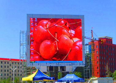 P6 ngoài trời màu sắc đầy đủ dẫn hiển thị, quảng cáo truyền hình lớn ngoài trời dẫn màn hình nhà cung cấp