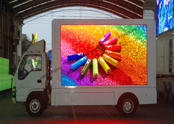 Trung Quốc Quảng cáo ngoài trời P6 LED Xe tải Hiển thị Độ phân giải cao 6000nits Độ sáng nhà máy sản xuất